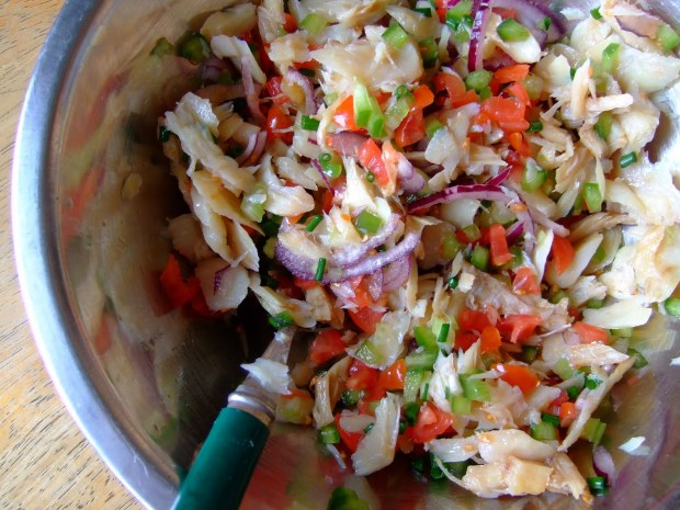 Grenadian saltfish souse