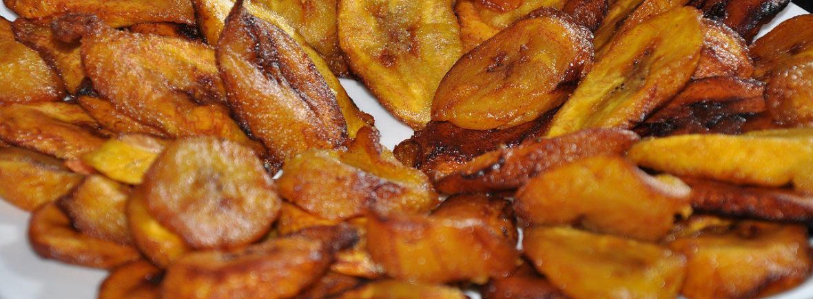 Grenadian style fry plantain